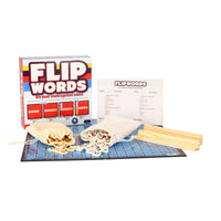 Continuum Games Flip Words Game - Set of 155-Flip words: Get with a friend and challenge them to a classic crossword game. Spell out words, take over your opponents by flipping their words