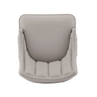 Manhattan Comfort Eda 22.83" Modern Leatherette and Velvet Upholstered Dining Chair - Grey-24.41" L x 19" W x 37.4" H