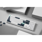Keychron Q6 HE Knob Version Swappable RGB Backlight - Nebula Switch - White-Gasket-mounted structure for cushioned keypresses, reduced fatigue, and a smoother sound