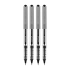 uni-ball Vision Rollerball Pens – 0.7mm – Black – 4 Pack  -Ink Color: Black