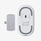 ProtoArc 2-in-1 Travel Hub Mouse - White-The HubMouse is ultra-light and designed to be portable, a versatile device for various scenarios.Condenses your entire mobile workstation into one incredibly portable device