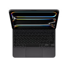Apple Magic Keyboard for iPad Pro 11" M4 - Black - French-The keyboard includes a 14-key function row for quick access to screen brightness, volume controls, and other features, and a USB-C connector for pass-through charging