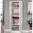 Sauder Merton Hall Storage Cabinet - White-Hidden storage: Doors feature soft-closing hinges