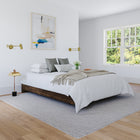 Nexera Platform Bed Frame - Queen Size - Truffle-5