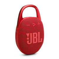JBL Clip 5 Portable Speaker - Red-Don’t let its little size fool you. The JBL Clip 5 packs a serious musical punch, delivering big JBL Pro Sound with punchy bass.