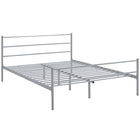Modway Alina Platform Full Bed Frame - Grey-Rustic Cottage Metal Platform Bed