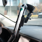 Mighty Mount Heavy Duty Cradle Mount for Tablet/iPad - Single Suction Cup Mount-Quick lock: Quickly Lock your tablet with one-touch release mechanism