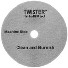 Diversey Twister 15" IntelliPad - Grey - 2 Pack-Maximizes the floor appearance with increased gloss level and cleanliness