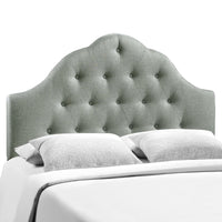 Modway Sovereign Upholstered Fabric King Headboard - Grey-Elegant modern headboard