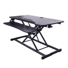 Rocelco 43" Hi-Lift Adjustable Desk Riser - Black-The Rocelco VADR-43 has a large 42.9" x  20.5" work surface. 
