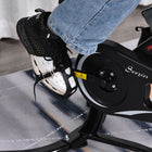 Soozier Exercise Bike - Stationary Bike with LCD Display-LCD monitor tracks time, speed, distance, and calories burned 