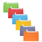 JAM Paper #10 Business Invitation Envelopes - Peel and Seal Closure - 4-1/8" x 9-1/2" - Assorted Primary Colours - 150 Pack-Colours: Blue, Red, Orange, Green, Purple, Yellow