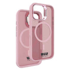 Blu Element Chromatic Kick Compatible with MagSafe Case for iPhone 17 - Pink-Extra camera protection with fold-out Kickstand for landscape viewing