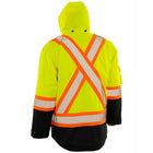 Forcefield Re-Engineered 4-in-1 Hi Vis Safety Parka - XL - Lime Yellow-XL