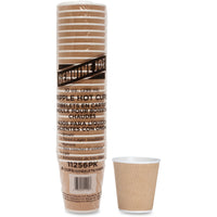 Genuine Joe Ripple 10 oz Cups - 25 Pack-Ripple Hot Cups