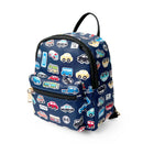 Nicci Kids Backpack with Car Print - Navy-Web top handle