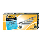 BIC Round Stic Grip Ballpoint Stick Pens - 1.2mm - Black - 12 Pack-
One 12 count pack of BIC Round Stic Grip Black Ballpoint Pens