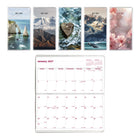 Brownline 2027-2028 24-Month Monthly Pocket Planner with Stitched Binding - 6-1/2" x 3-1/2" - Assorted-Two-year planner,
January 2027 to December 2028