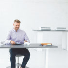 Fellowes LX850 Full Strip EasyPress Antimicrobial Stapler - White-Low Stapler Indicator