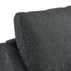 Modway Corland Upholstered Fabric Armchair - Charcoal-Assembly Required