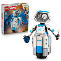 LEGO Super Heroes Marvel The Fantastic Four H.E.R.B.I.E.-A H.E.R.B.I.E. LEGO robot, from Marvel Studios’ Fantastic Four: First Steps