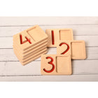 Learn Well Number Trays 1-9-Each tray measures 10cm x 14cm