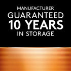 Duracell Coppertop D Batteries - 12 Pack-GUARANTEED FOR 10 YEARS IN STORAGE: Duracell guarantees each Coppertop D alkaline battery to last 10 years in storage, so you can be confident these batteries will be ready when you need them
