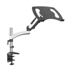 ShoppingAll Adjustable Laptop Mount Stand for Laptops Up to 17" - White-Hold one 12"-17" laptop or one 15"-32" monitor that weighs 17.6lb/8kg or less and has 75mm x 75mm or 100mm x 100mm VESA mounting holes