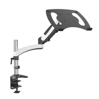 ShoppingAll Adjustable Laptop Mount Stand for Laptops Up to 17" - White-Hold one 12"-17" laptop or one 15"-32" monitor that weighs 17.6lb/8kg or less and has 75mm x 75mm or 100mm x 100mm VESA mounting holes