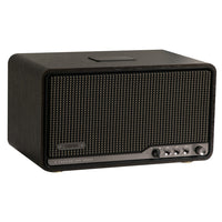Edifier S300 Hi-Res Audio LDAC Wireless Muilti-Room AirPlay 2 Retro Tabletop Speaker and 80W RMS with Remote - Black-Hi-Fi acoustic architecture: Inside the elegant cabinet, two 1.25" titanium dome tweeters with neodymium magnets and a 5.5" long-throw aluminum diaphragm mid-bass driver deliver a rich audio experience. The MDF enclosure reduces resonance and distortion, while the large-diameter variable-curvature bass reflex port enhances low-frequency performance. Together, they produce 80W RMS output with 