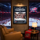 Frameworth Carolina Hurricanes 2026 Stanley Cup Champions: Ice Design PhotoGlass Framed Photo - 18" W x 22" H-6