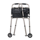 BIOS Living Deluxe Folding Walker with Wheels -Lightweight construction