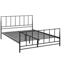 Modway Estate King Bed - Brown-Nostalgic Cottage Platform Bed
