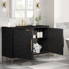 Modway Awaken 48" Bathroom Vanity - Black-8" Centerset Holes