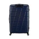 American Tourister Surftime Spinner - Large - Metallic Blue-Integrated TSA-approved lock provides added security when checking in your luggage.
