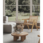 Manhattan Comfort Hamlet 22.64" Industry Chic Accent Chair - Nature-Fine Natural Cane Made from Authentic Wooden Rattan