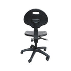 Nicer Interior Multi-Function Urethane Lab Chair - Black-Pneumatic lift for adjustable seat height