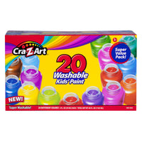 Cra-Z-Art Washable Poster Kids Paint - 20 Count-Perfect for all your crafting needs!