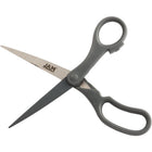 JAM Paper Heavy Duty Multi-Purpose Precision Scissors - 8" - Grey-Size: 8 inches (204 cm) overall length | Great for all home, desktop, office and arts & crafts uses