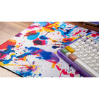 ONEofZERO Large Premium Desk Pad - Anti Slip Rubber Bottom - Happy Accident-7