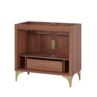 Modway Daylight 36" Bathroom Vanity Cabinet - Walnut-Assembly Required