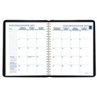 Staples 2027 Monthly Planner - 7-1/2" H x 9" W - Assorted - Bilingual-Personal information page includes section for General, Emergency and Medical, dates to remember page, and three year reference