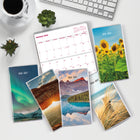 Brownline 2026 2-Year Monthly Pocket Planner - 6-1/2" x 3-1/2" - Assorted Designs - English-Assorted designs. Colour choice not available for online orders