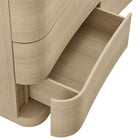 Modway Mirae 6-Drawer Curved Dresser - Brushed Light Oak-8
