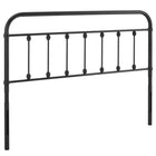 Modway Sage Metal King Headboard - Black-Metal King Headboard