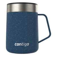 Contigo Streeterville Desk Mug - 414 mL - Blueberry-Vacuum-insulated stainless steel keeps beverages hot up to 5 hours and cold up to 15 hours