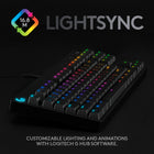 Logitech G Pro Mechanical Gaming Keyboard - Black-3 Angles + Rubber Feet