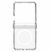 ITSKINS Hybrid_R Hinge Clear with Magnets Case - Galaxy Z Flip 8 - Clear-Removable Hinge Cover