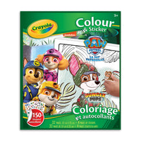 Crayola Colour & Sticker Book, Paw Patrol-32 Pages