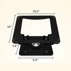 Uncaged Ergonomics RISE Swivel Adjustable Laptop & Phone Stand Riser Bundle - Black-Laptop Swivel stand is compatible with devices that are 10-15.6 inches wide and can hold 19 pounds. 
